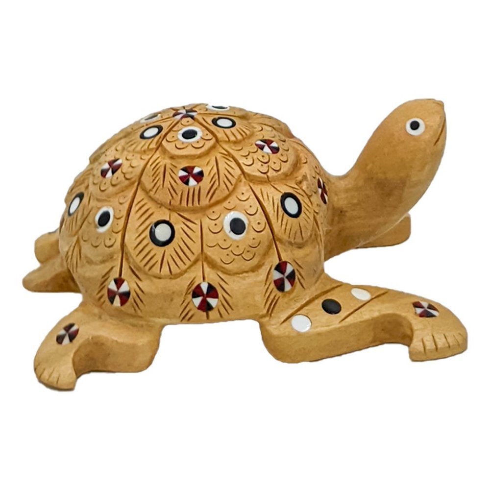 Handmade Painted Tortoise Handicraft (2inch)